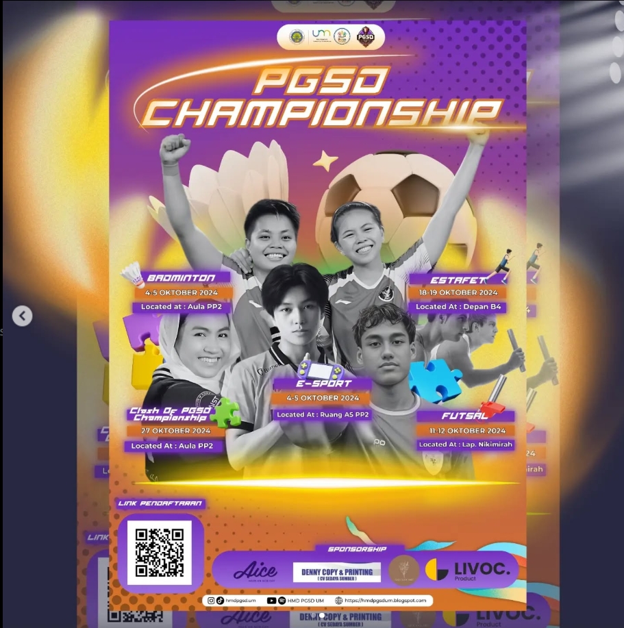 Pamflet PGSD Championship